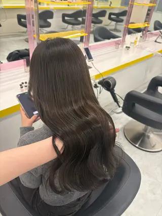 ロング 韓国ヘア×透明感 🤎横浜/miu🤎のヘアスタイル