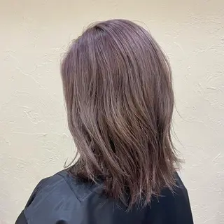 ミディアム in'dexhair U所属・ブリーチ🌈ハイトー ンカラー ✨アニカ✨のヘアスタイル