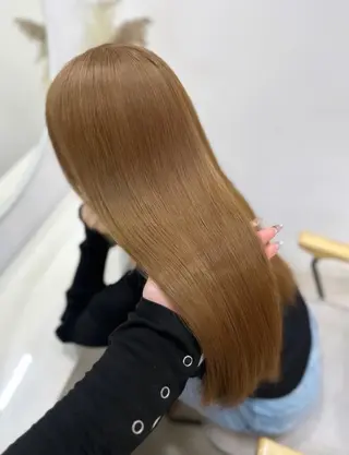 カラー 🎀sakura🎀 艶髪/韓国/ワンホンのヘアスタイル