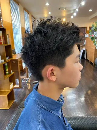 ショート メンズ oshare tom (スタイリスト)所属・人気🌻《髪質改善》 平井 綾乃のヘアスタイル