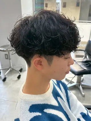 パーマ メンズ fifth天神メンズ パーマ特化／内山遥斗のヘアスタイル