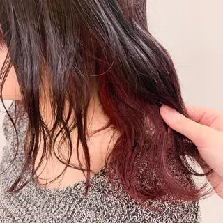 ミディアム カラー 暖色専門美容師🎀 お客様満足度◎のヘアスタイル