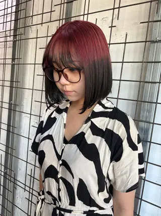 カラー AYANE 韓国ヘア /レイヤーカットのヘアスタイル