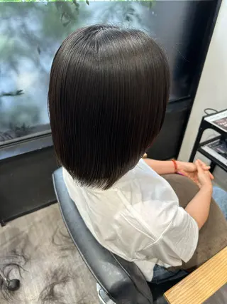 ミディアム パーマ 艶髪レイヤー上田 紗也🇰🇷💗のヘアスタイル