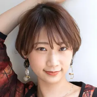 ショート 透明感カラー❄️要 半個室×マンツーマンのヘアスタイル