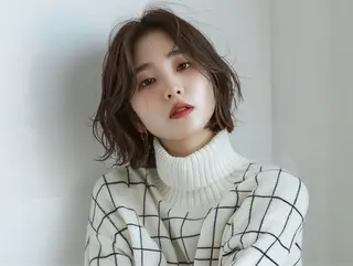 ショート カラー シールエクステ/まつ ぱ/レイヤー/はるかのマツエク・マツパデザイン