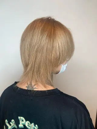 ショート カラー メンズ SALOWIN 新宿三丁目East所属・縮毛矯正/艶カラー /美髪/ﾒｸﾞﾐのヘアスタイル