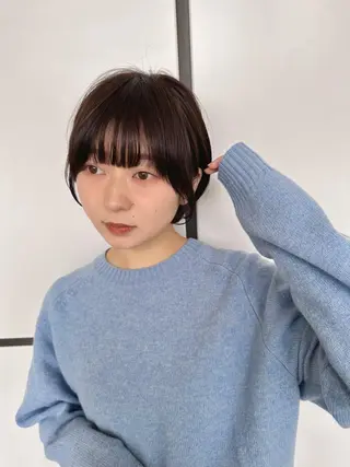 ショート カラー 女性が憧れる ショート/角田愛和のヘアスタイル