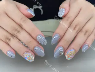 ネイル 神田 ココナッツのネイルデザイン