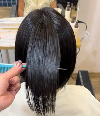 ショート ブリーチなしベージュ /ヘアセット/ミユのヘアスタイル