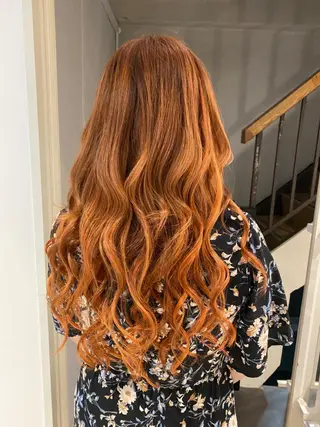 ロング カラー 🌈評価No.1🌈 艶髪カラー❌エクステのヘアスタイル