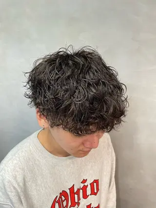 メンズ メンズ縮毛矯正 ブリーチカラー/まやのヘアスタイル