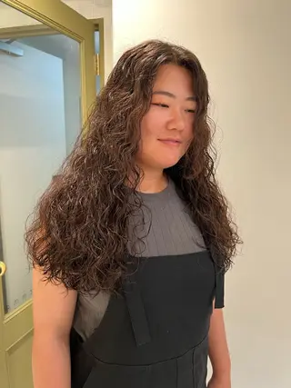 ロング パーマ メンズカット /パーマ🍀田畑玖音のヘアスタイル