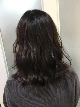 セミロング カラー 🍀透明感抜群🍀/ ハイトーンカラーのヘアスタイル