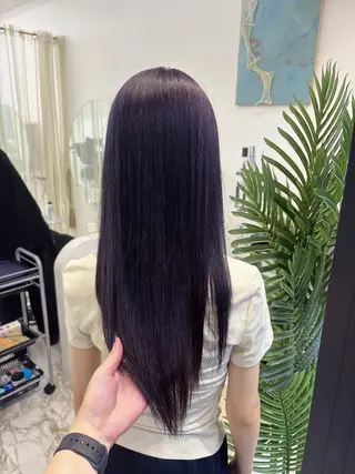 ロング Haruna/河原町 ハイトーン🤍のヘアスタイル