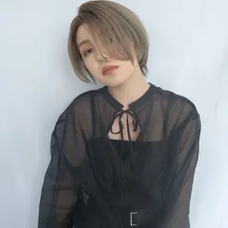 ショート カラー tricca  AVEDA所属・Ishii Tsuyoshiのヘアスタイル
