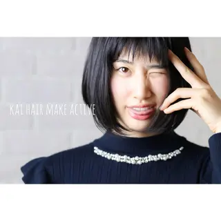 ミディアム 坂東 秀幸のヘアスタイル