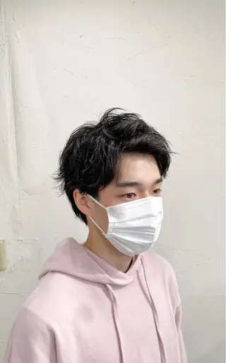 ショート メンズ かんばら りょーいのヘアスタイル