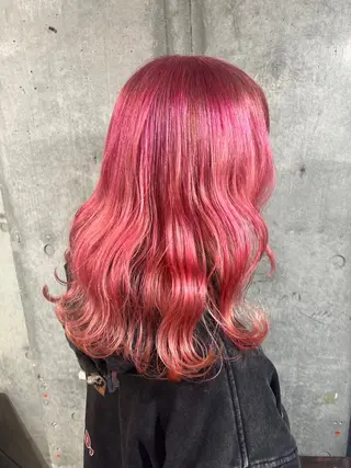 カラー ドアベルヘアリビング所属・加藤志保 🎗️🫧モデル募集のヘアスタイル