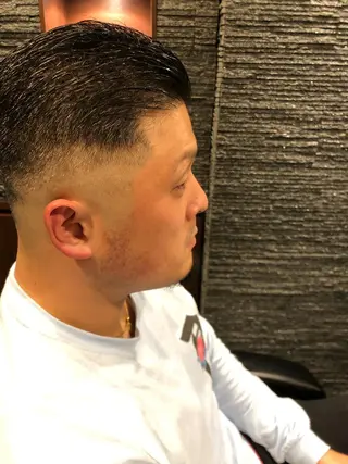 ショート ヒロ銀座バーバーショップ難波店所属・縮毛矯正/パーマ 宮河 惇💈のヘアスタイル