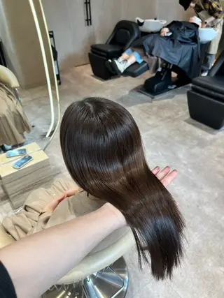 ミディアム カラー ✨髪質改善 縮毛矯正 艶髪 立川 コウキ✨のヘアスタイル