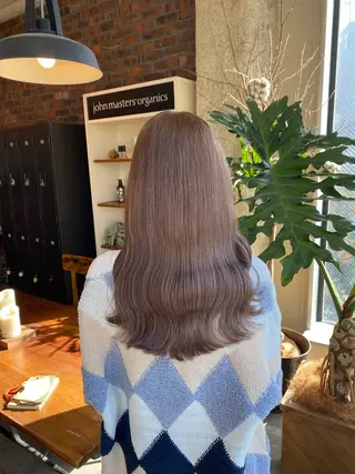 セミロング カラー the BRIDGE 加藤みのりのヘアスタイル