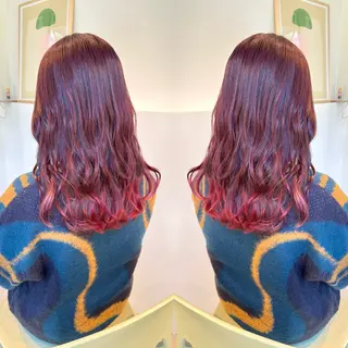 ロング カラー 髪質改善スペシャリス ト長尾勇弥/梅田中津のヘアスタイル