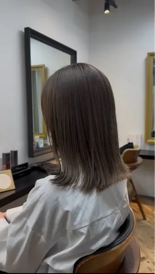 カラー 栗原 莉玖のヘアスタイル