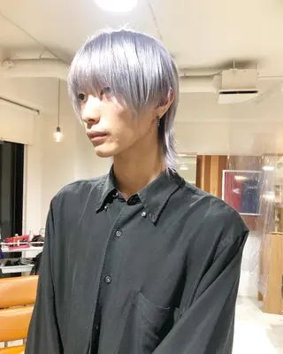 カラー ヘアアレンジ メンズ ainico+所属・メンズ特化✂️栗原 侑也のヘアスタイル