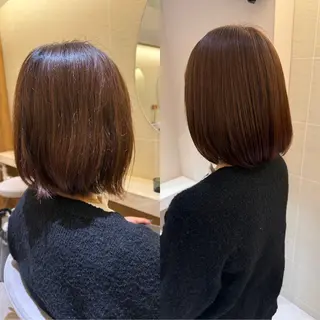 ショート 酸性ストレート/ ちさとのヘアスタイル