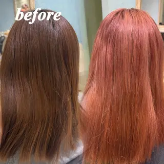 ミディアム カラー 🦋ブリーチ/カラー 専門Aya💖のヘアスタイル