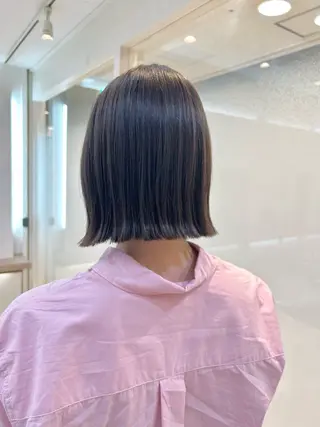 ショート 似合わせカラー/艶 髪質改善/ヨシザキのヘアスタイル