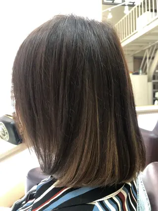 ミディアム カラー 嘉手納美容室 ルアナエヴァのヘアスタイル