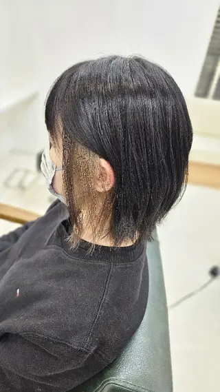 ミディアム 林慶吾/ショートボブ /デザインカラーのヘアスタイル