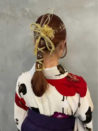 ロング ヘアアレンジ ♡トップスタイリス ト/美髪矯正hinaのヘアスタイル