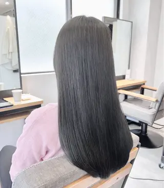 ロング カラー 🌿ダブルカラー/ 明大前/中村渓太のヘアスタイル