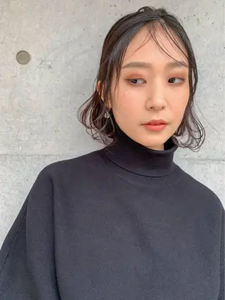 ミディアム nessヤマサキ リュウタのヘアスタイル