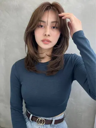 ミディアム SOYON 岡山店所属・SOYON岡山/ 店長/NAOKIのヘアスタイル