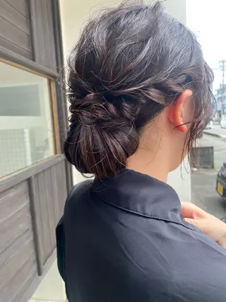 セミロング ヘアアレンジ ◤ Jammin.◢ Mizuho.のヘアスタイル