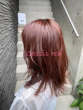 ミディアム Tonukoa Rua所属・レディースモデル カット/中川翔太のヘアスタイル