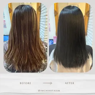 セミロング 錦糸町駅前サロン🎀 髪質改善千早のヘアスタイル