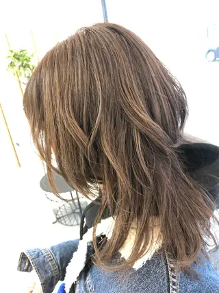 ロング カラー 渕向 克海のヘアスタイル