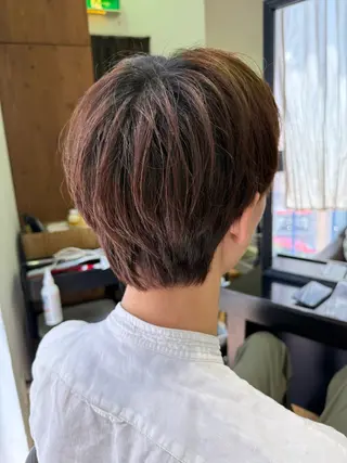 ショート メンズ 溝口 槙里也のヘアスタイル