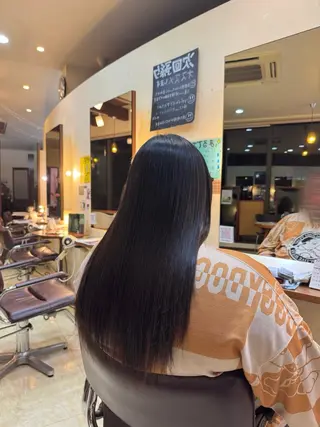 ロング hair&makeRIHGA所属・善方 心音のヘアスタイル