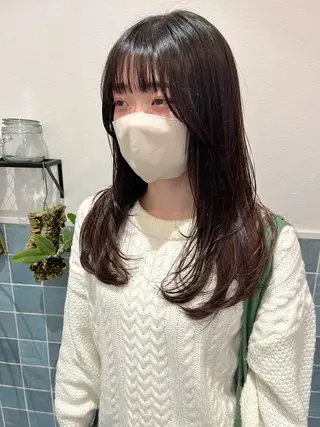 ロング 三輪 珠美のヘアスタイル