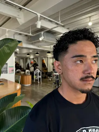 パーマ メンズ KOU×北谷× BY MY SIDEのヘアスタイル