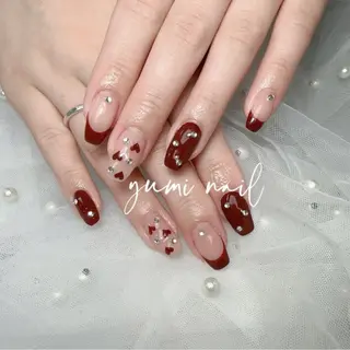 ネイル 𝐲𝐮𝐦𝐢🎀 長さ出しデザイン専門のネイルデザイン