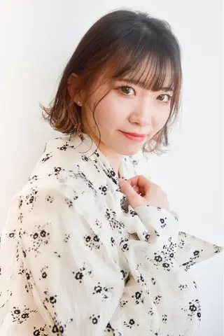 ミディアム 【艶カラー⠀】坂東 要のヘアスタイル