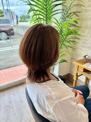 ミディアム ATOREL まののヘアスタイル