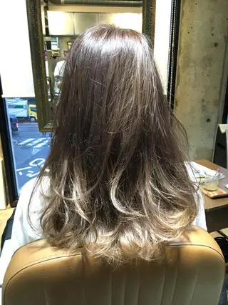 ロング カラー 北條 優輝のヘアスタイル